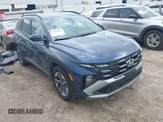 2025 Hyundai Tucson SEL with VIN 5NMJB3DE0SH460252, listed as a IAAI auction lot 42116807 with 15,959 mi miles. Bid and sale history available at carsss.com. Image 1.