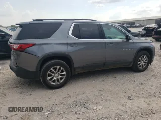 2019 Chevrolet Traverse LT Cloth z VIN 1GNERGKW7KJ141156, wystawiony jako Copart lot #62134795 z przebiegiem 116 311 mil mil oraz Szkoda całkowita • Salvage title. Historia ofert i sprzedaży dostępna na DreamBid. Obrazek 3.
