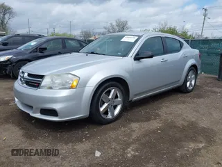 2012 Dodge Avenger SE with VIN 1C3CDZAB3CN324335, listed as a IAAI auction lot 42059158 with 202,417 mi miles. Bid and sale history available at carsss.com. Image 2.