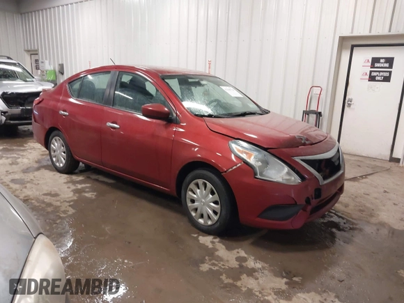 2016 Nissan Versa S Plus with VIN 3N1CN7AP6GL884500, listed as a IAAI auction lot 41349718 with 79,803 mi miles. Bid and sale history available at carsss.com. Image 1.