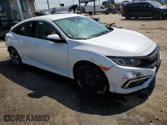2020 Honda Civic LX z VIN 19XFC2F69LE201741, wystawiony jako Copart lot #49923505 z przebiegiem 57 538 mil mil oraz Szkoda całkowita • Salvage title. Historia ofert i sprzedaży dostępna na DreamBid. Obrazek 4.