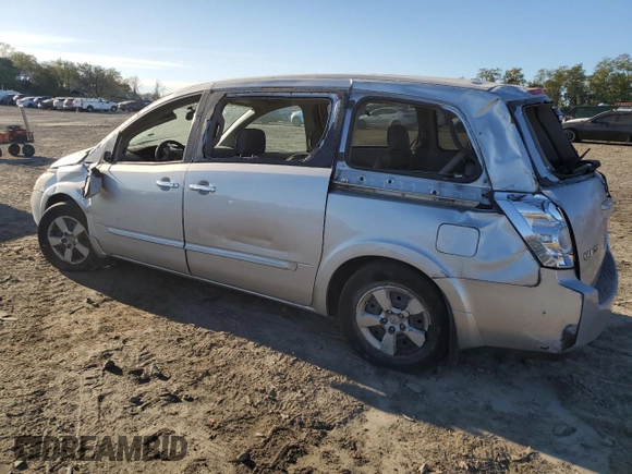 2008 Nissan Quest with VIN 5N1BV28U08N104821, listed as a Copart auction lot 76775434 with 0 mi miles and Non Repairable. Bid and sale history available at carsss.com. Image 2.