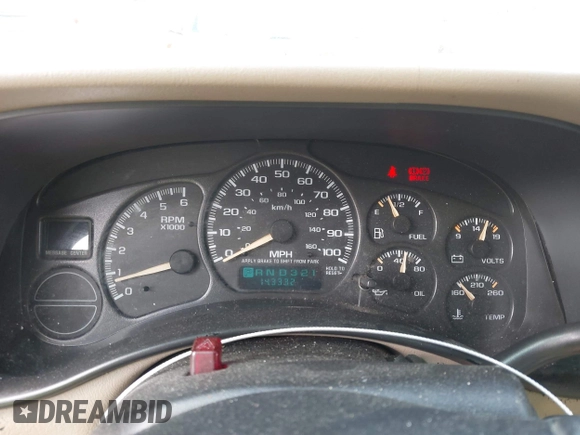 2001 Chevrolet Suburban LS with VIN 1GNEC16T91J316830, listed as a IAAI auction lot 41832158 with 143,332 mi miles. Bid and sale history available at carsss.com. Image 7.