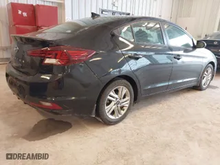 2019 Hyundai Elantra SEL with VIN KMHD84LF6KU856136, listed as a IAAI auction lot 41721292 with 33,125 mi miles. Bid and sale history available at carsss.com. Image 4.