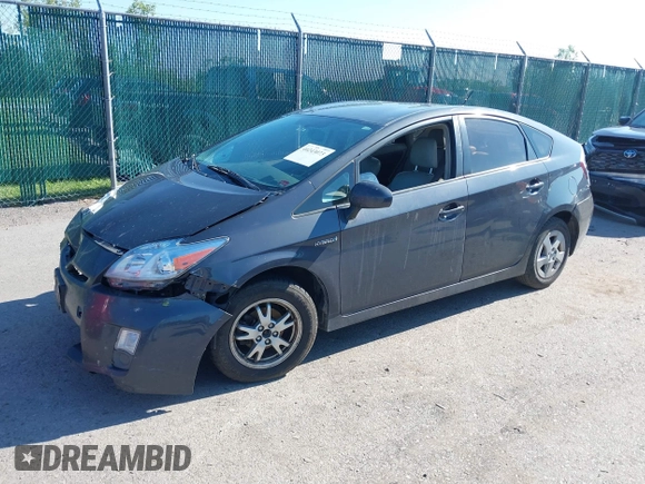 2010 Toyota Prius II with VIN JTDKN3DU8A0109560, listed as a IAAI auction lot 40243073 with 252,915 mi miles and . Bid and sale history available at DreamBid. Image 2.
