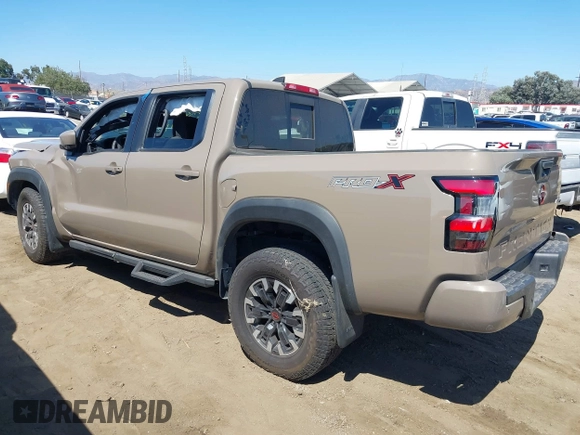 2023 Nissan Frontier Pro-X with VIN 1N6ED1EJ1PN615328, listed as a IAAI auction lot 39972686 with 15,981 mi miles and . Bid and sale history available at DreamBid. Image 3.