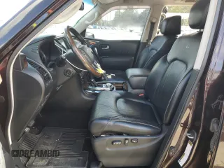 2011 Infiniti QX56 8-passenger with VIN JN8AZ2NC6B9302422, listed as a Copart auction lot 78428204 with 98,044 mi miles and Salvage Title. Bid and sale history available at carsss.com. Image 7.