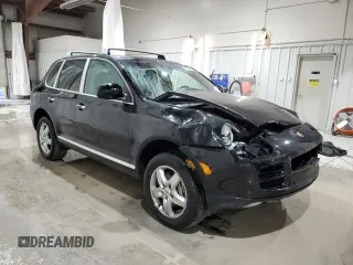 2006 Porsche Cayenne S with VIN WP1AB29P96LA64358, listed as a Copart auction lot 82579224 with 117,403 mi miles and Salvage Title. Bid and sale history available at carsss.com. Image 4.