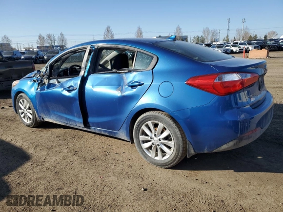 2014 Kia Forte LX with VIN KNAFX4A68E5201538, listed as a Copart auction lot 54534365 with 251,536 mi miles and Salvage Title. Bid and sale history available at carsss.com. Image 2.