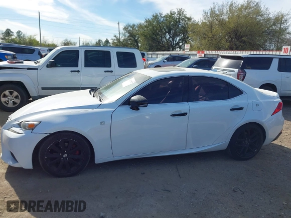 2015 Lexus IS 250 with VIN JTHBF1D21F5066351, listed as a IAAI auction lot 41824287 with 114,655 mi miles and . Bid and sale history available at carsss.com. Image 14.