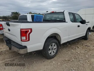 2017 Ford F-150 XL with VIN 1FTEX1CFXHFA67219, listed as a Copart auction lot 48943805 with 146,240 mi miles and Salvage Title. Bid and sale history available at carsss.com. Image 3.