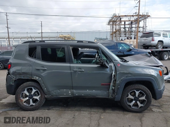 2021 Jeep Renegade Trailhawk with VIN ZACNJDC10MPM34625, listed as a IAAI auction lot 42116576 with 74,883 mi miles and . Bid and sale history available at DreamBid. Image 13.