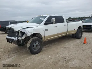 2011 Ram 3500 Laramie Longhorn Edition with VIN 3D73Y4CL6BG567692, listed as a Copart auction lot 84676704 with 250,604 mi miles and Salvage Title. Bid and sale history available at carsss.com. Image 1.