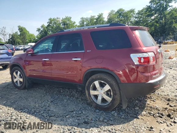 2010 GMC Acadia SLT1 with VIN 1GKLRMED8AJ168572, listed as a Copart auction lot 61465395 with 99,887 mi miles and Salvage title. Bid and sale history available at DreamBid. Image 2.