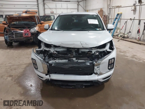2022 Mitsubishi Outlander Sport ES with VIN JA4ARUAU6NU017446, listed as a IAAI auction lot 41711393 with 42,940 mi miles. Bid and sale history available at carsss.com. Image 12.