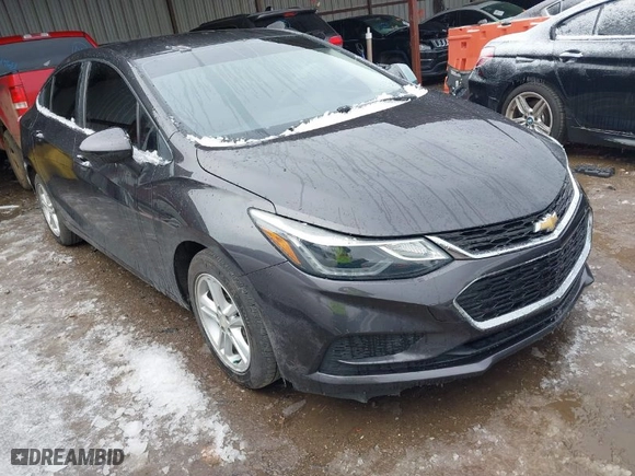 2017 Chevrolet Cruze LT with VIN 1G1BE5SMXH7190196, listed as a IAAI auction lot 41564441 with 127,770 mi miles. Bid and sale history available at carsss.com. Image 1.
