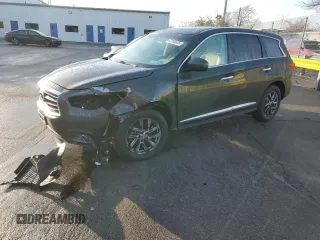 2013 Infiniti JX35 with VIN 5N1AL0MM9DC304341, listed as a Copart auction lot 43156525 with 32,577 mi miles and Salvage Title. Bid and sale history available at carsss.com. Image 1.
