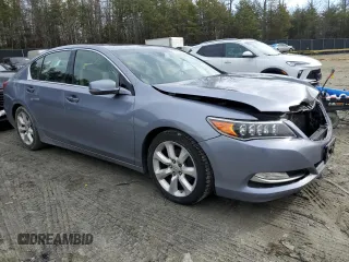 2014 Acura RLX with VIN JH4KC1F31EC002626, listed as a Copart auction lot 43201315 with 180,901 mi miles and Salvage Title. Bid and sale history available at carsss.com. Image 4.