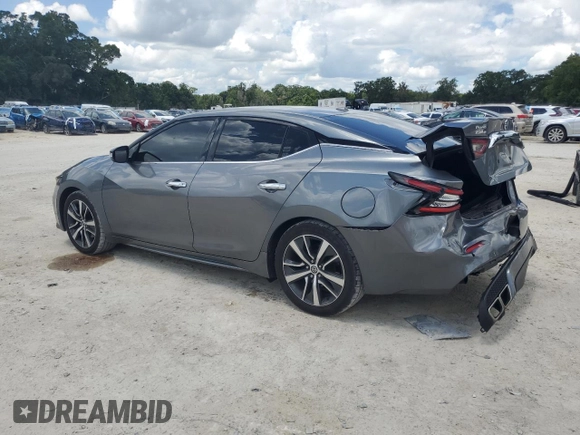 2020 Nissan Maxima SV with VIN 1N4AA6CV2LC364053, listed as a Copart auction lot 61956855 with 110,396 mi miles and Salvage title. Bid and sale history available at DreamBid. Image 2.