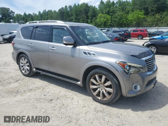 2011 Infiniti QX56 8-passenger с VIN JN8AZ2ND5B9701900, выставлен на аукционе Copart как лот 54583405 с пробегом 149 259 миль миль и Чистый • Clean title. История ставок и продаж доступна на DreamBid. Изображение 5.