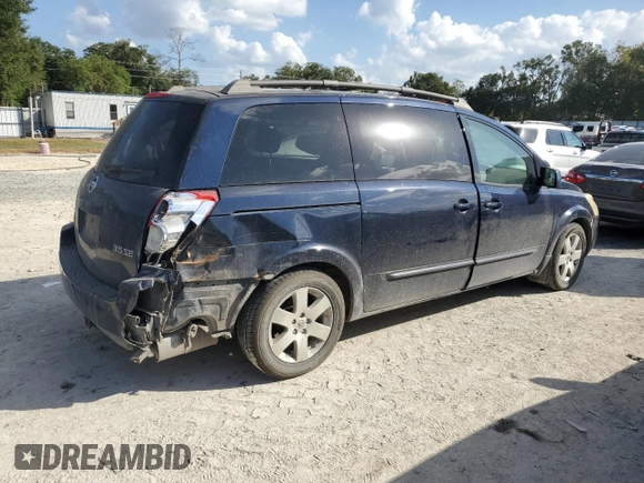 2005 Nissan Quest SL with VIN 5N1BV28U45N122878, listed as a Copart auction lot 79951924 with 157,540 mi miles and Salvage Title. Bid and sale history available at carsss.com. Image 3.