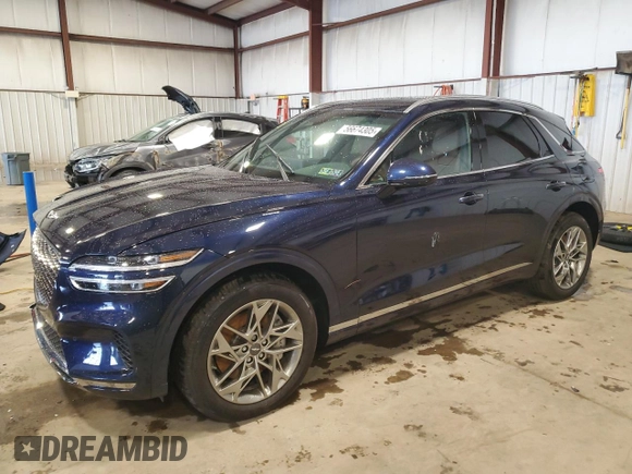2025 Genesis GV70 2.5T with VIN 5NMMADTB5SH029029, listed as a Copart auction lot 56674305 with 2,959 mi miles and Salvage title. Bid and sale history available at DreamBid. Image 1.