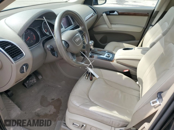 2013 Audi Q7 Premium Plus with VIN WA1LGAFE9DD008916, listed as a Copart auction lot 58062715 with 75,070 mi miles and Salvage title. Bid and sale history available at DreamBid. Image 7.