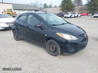 2012 Mazda Mazda2 Sport with VIN JM1DE1KZ8C0136451, listed as a IAAI auction lot 41772323 with 166,944 mi miles. Bid and sale history available at carsss.com. Image 1.