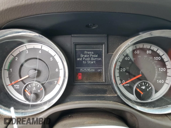 2013 Dodge Durango Crew with VIN 1C4RDHDG1DC584253, listed as a Copart auction lot 59395725 with 152,595 mi miles and Salvage title. Bid and sale history available at DreamBid. Image 9.