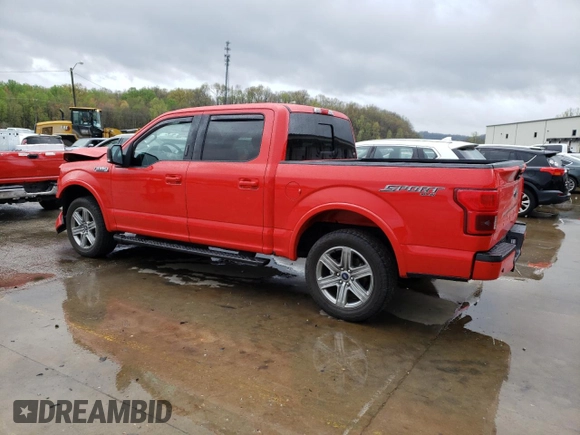 2018 Ford F-150 XL with VIN 1FTEW1EP5JKF52051, listed as a Copart auction lot 50352514 with 57,032 mi miles and Clean Title. Bid and sale history available at carsss.com. Image 2.