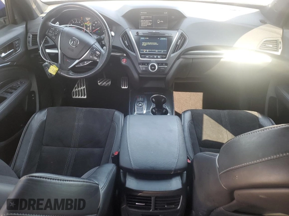 2020 Acura MDX Technology with VIN 5J8YD4H08LL021282, listed as a Copart auction lot 49643005 with 114,218 mi miles and Salvage title. Bid and sale history available at DreamBid. Image 8.