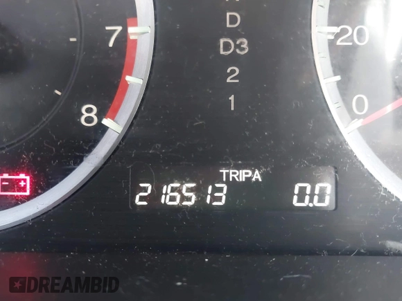 2009 Honda Accord EX-L with VIN 1HGCP36849A035933, listed as a IAAI auction lot 42059622 with 216,513 mi miles and . Bid and sale history available at DreamBid. Image 7.
