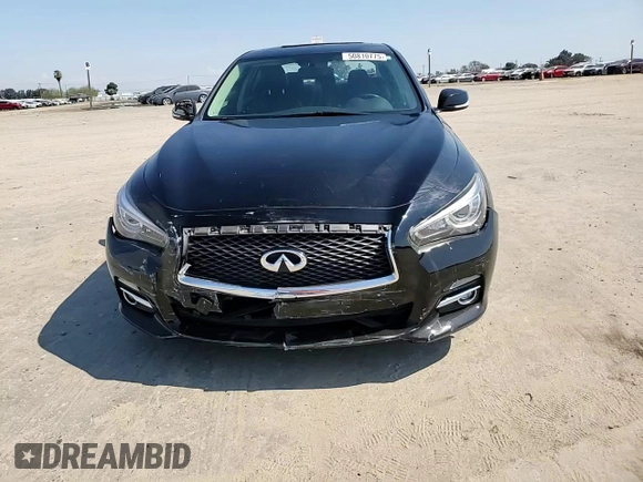 2017 Infiniti Q50 Signature Edition with VIN JN1EV7AP3HM741567, listed as a Copart auction lot 50810775 with 147,330 mi miles and Salvage Title. Bid and sale history available at DreamBid. Image 11.
