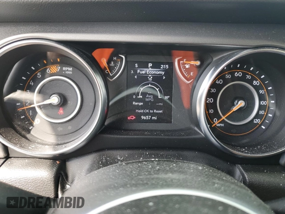2023 Jeep Wrangler Willys z VIN 1C4HJXAG1PW578099, wystawiony jako Copart lot #47427495 z przebiegiem 9 657 mil mil oraz Szkoda całkowita • Salvage title. Historia ofert i sprzedaży dostępna na DreamBid. Obrazek 9.