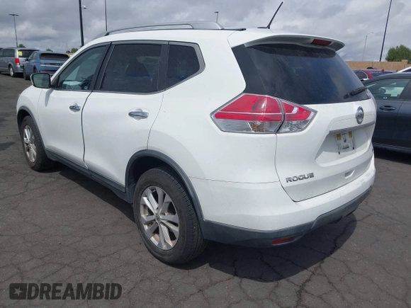 2016 Nissan Rogue S with VIN KNMAT2MT0GP643459, listed as a IAAI auction lot 41916602 with 137,687 mi miles and . Bid and sale history available at DreamBid. Image 3.