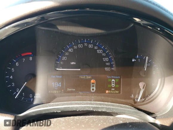 2014 Cadillac XTS Luxury with VIN 2G61M5S37E9202976, listed as a Copart auction lot 55038475 with 110,267 mi miles and Salvage Title. Bid and sale history available at DreamBid. Image 9.