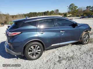 2017 Nissan Murano SL with VIN 5N1AZ2MGXHN127247, listed as a Copart auction lot 48670835 with 116,668 mi miles and Salvage Title. Bid and sale history available at carsss.com. Image 3.