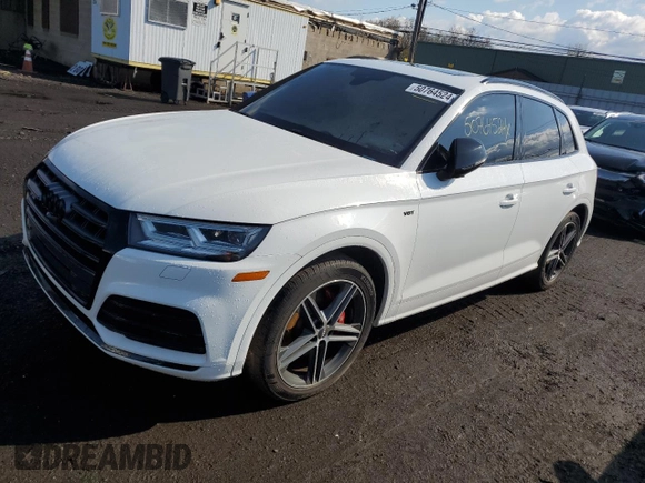 2018 Audi SQ5 Prestige with VIN WA1C4AFYXJ2033611, listed as a Copart auction lot 50764524 with 68,673 mi miles and Salvage Title. Bid and sale history available at DreamBid. Image 1.