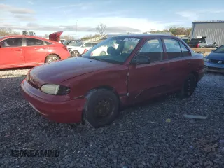 1997 Hyundai Accent z VIN KMHVF24N5VU369924, wystawiony jako Copart lot #85036114 z przebiegiem 168 797 mil mil oraz Szkody całkowita. Historia ofert i sprzedaży dostępna na DreamBid. Obrazek 1.