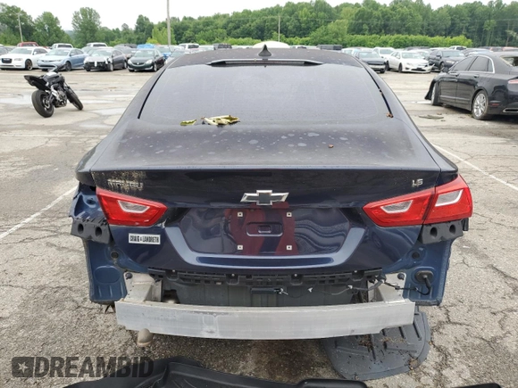 2016 Chevrolet Malibu LS z VIN 1G1ZB5ST2GF301049, wystawiony jako Copart lot #57834155 z przebiegiem Nie podano mil oraz Nie do naprawy. Historia ofert i sprzedaży dostępna na DreamBid. Obrazek 6.