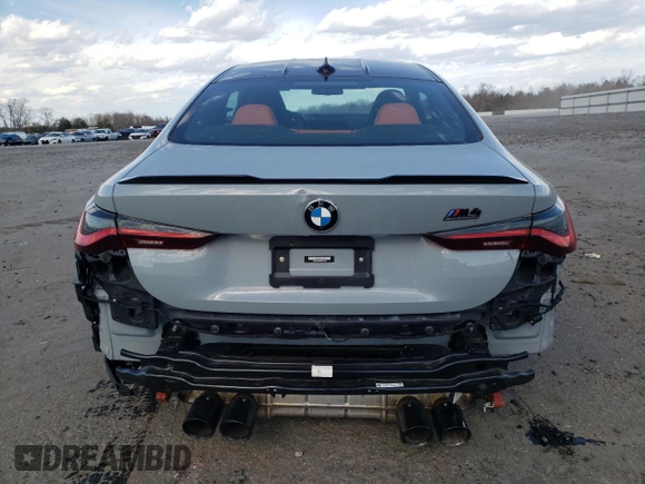 2022 BMW M4 Competition xDrive with VIN WBS43AZ03NCK18109, listed as a Copart auction lot 41862493 with 6,377 mi miles. Bid and sale history available at carsss.com. Image 6.