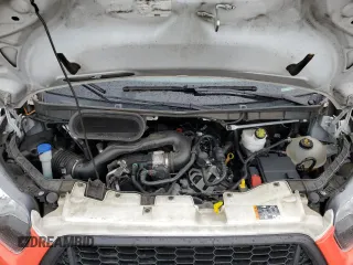 2022 Ford Transit Cargo with VIN 1FTBW3X89NKA31604, listed as a Copart auction lot 43710745 with 52,329 mi miles and Salvage title. Bid and sale history available at DreamBid. Image 12.