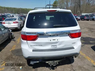 2013 Dodge Durango Crew with VIN 1C4RDHDG8DC698668, listed as a IAAI auction lot 41876841 with 160,012 mi miles and . Bid and sale history available at DreamBid. Image 16.
