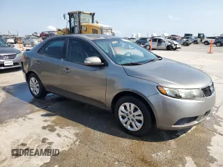 2010 Kia Forte EX with VIN KNAFU4A2XA5055286, listed as a Copart auction lot 75952004 with Not Provided miles and Salvage Title. Bid and sale history available at carsss.com. Image 4.
