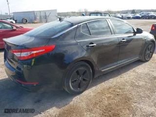 2012 Kia Optima Hybrid with VIN KNAGM4AD5C5036525, listed as a IAAI auction lot 41868927 with 214,182 mi miles. Bid and sale history available at carsss.com. Image 4.