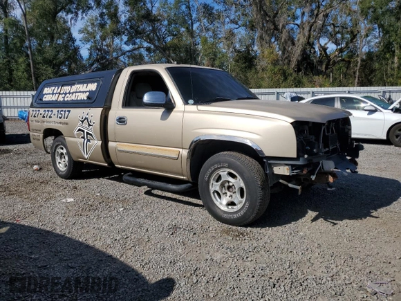 2004 Chevrolet Silverado 1500 LS with VIN 1GCEC14T64Z260685, listed as a Copart auction lot 86997384 with 0 mi miles and Salvage Title. Bid and sale history available at carsss.com. Image 4.