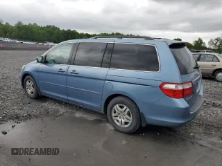 2006 Honda Odyssey EX-L z VIN 5FNRL38716B032192, wystawiony jako Copart lot #58402895 z przebiegiem 148 496 mil mil oraz Szkoda całkowita • Salvage title. Historia ofert i sprzedaży dostępna na DreamBid. Obrazek 2.