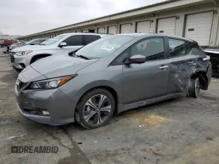 2022 Nissan LEAF SV Plus with VIN 1N4BZ1CV7NC562646, listed as a Copart auction lot 80796494 with 45,477 mi miles and Salvage Title. Bid and sale history available at DreamBid. Image 1.