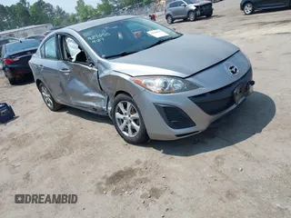 2010 Mazda 3 i Sport with VIN JM1BL1SFXA1271070, listed as a IAAI auction lot 42148364 with 123,921 mi miles and . Bid and sale history available at carsss.com. Image 1.
