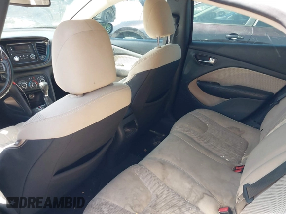 2016 Dodge Dart SXT with VIN 1C3CDFBB0GD591456, listed as a IAAI auction lot 42106761 with 197,112 mi miles and . Bid and sale history available at carsss.com. Image 13.
